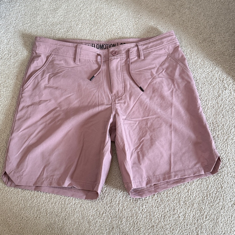 Flomotion Mens Swim Board Shorts Beach Surfing Lightweight Pockets Size 32